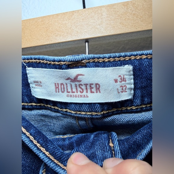 Hollister Original Men’s Bootcut Epic Flex Jeans 34x32 - Picture 4 of 5